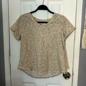 Oldnavy leopard print V-neck top